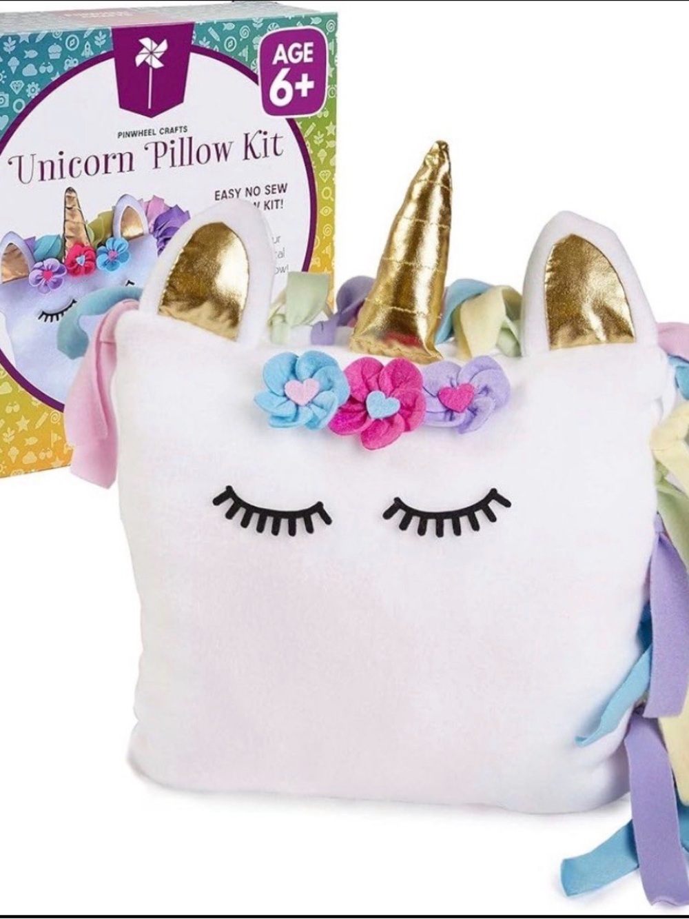 DIY Unicorn Pillow Kit - New In Box